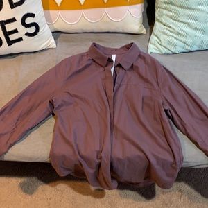 Size 12 Purple Flannel Lululemon